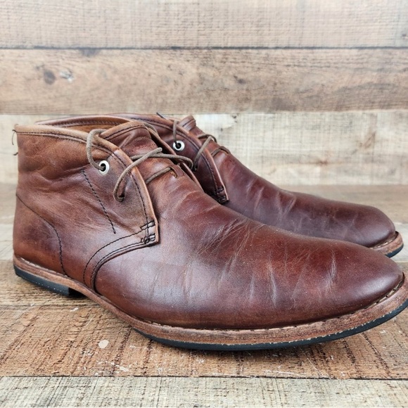 Timberland Wodehouse Men Sz 10 Chukka Leather Ankle Shoes 75509 Casual Dress - Picture 3 of 6